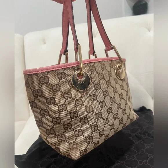 Gucci Monogram Mini Eclipse Pink - Picture 2 of 13